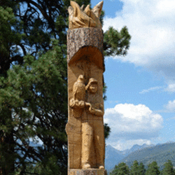 Tour of Carvings in Vallecito, Colorado